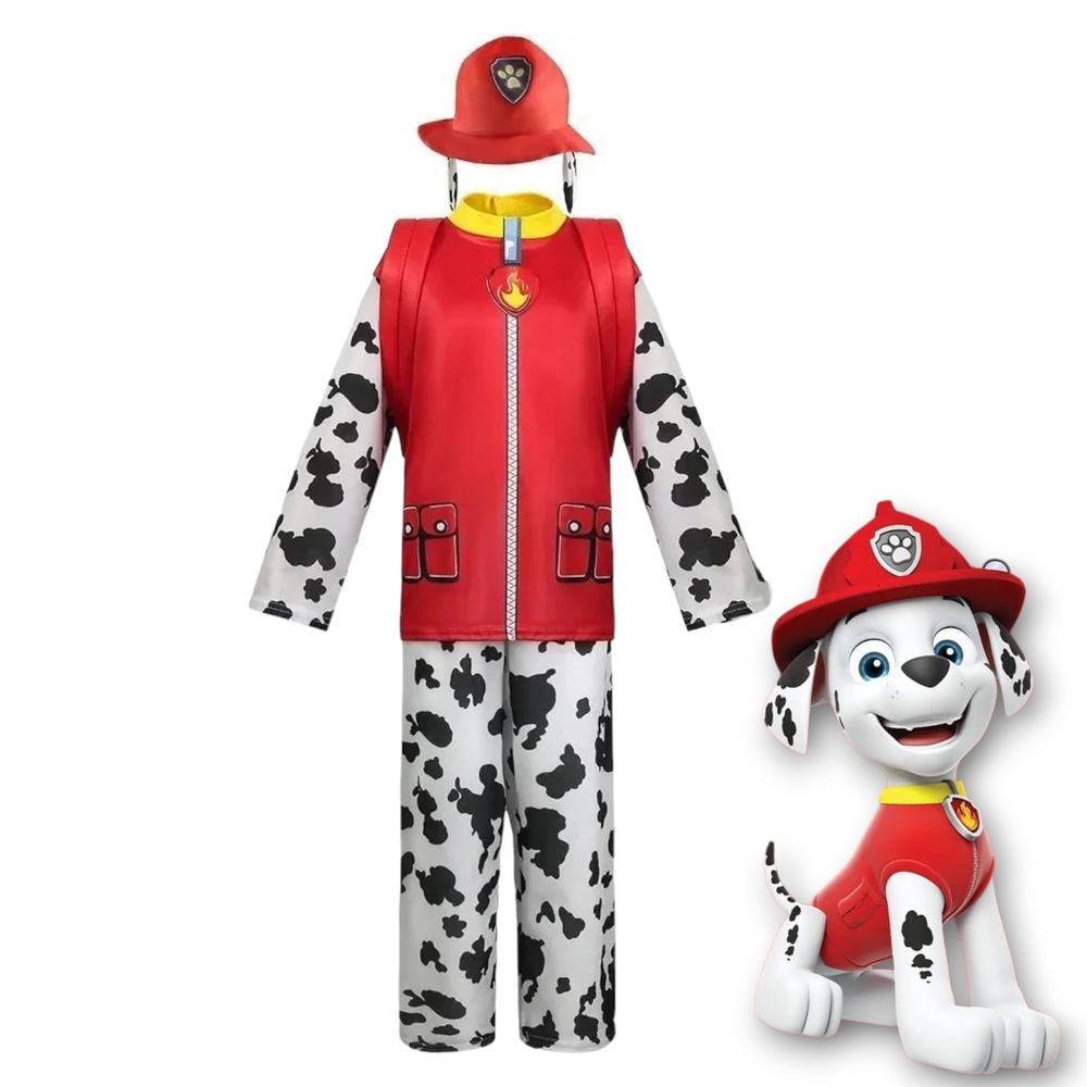 Marshall Dalmatian Paw Patrol Toddler Halloween Costume Boys / Girls Sizes 4T 5T - Picture 2 of 8